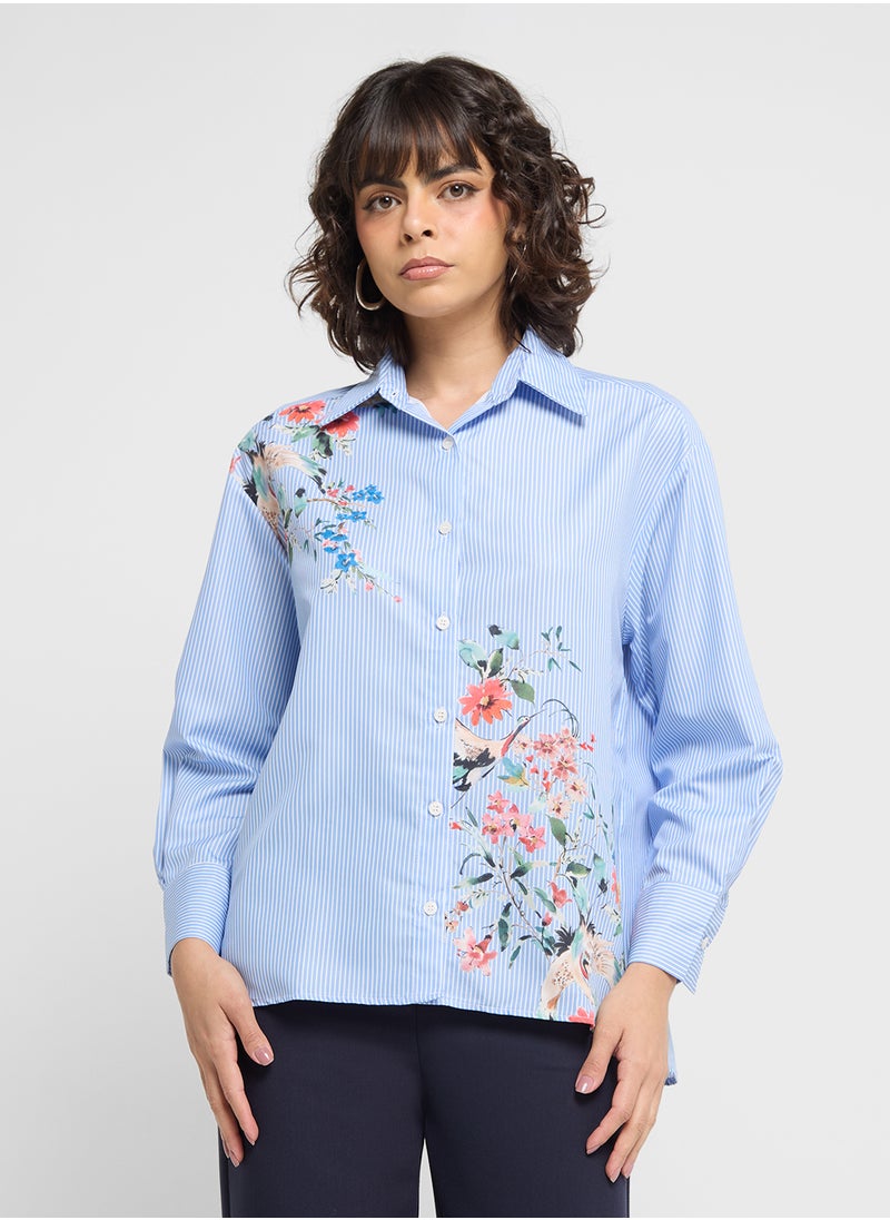 ELLA Floral Print Shirt  - Image 1