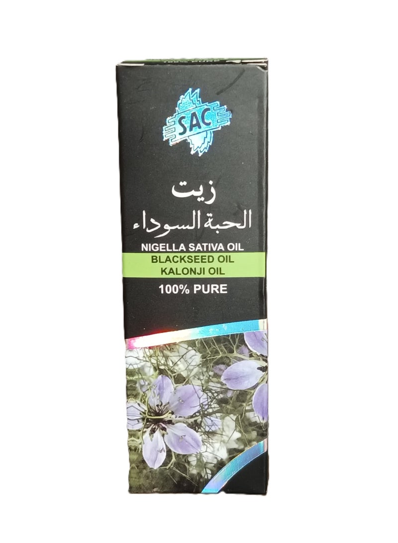 SAC Nigella Sativa Blackseeds Kalonji Oil 100% Pure, 60ml - Image 1