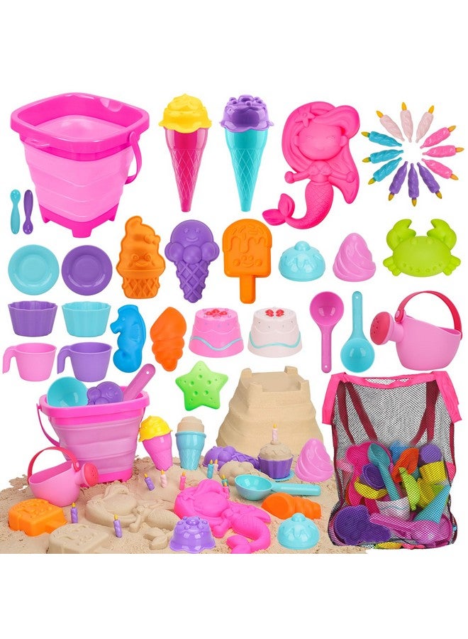 Toy Beach Toys Sand Toys Sandbox Toys Beach Toys For Toddlers 1 3 Beach Toys For Kids Ages 4 8 Sand Bucket Baby Beach Toys Sand Castle Building Kit Beach Bucket Summer Toys - Image 1