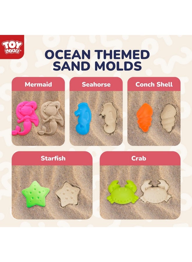 Toy Beach Toys Sand Toys Sandbox Toys Beach Toys For Toddlers 1 3 Beach Toys For Kids Ages 4 8 Sand Bucket Baby Beach Toys Sand Castle Building Kit Beach Bucket Summer Toys - Image 3