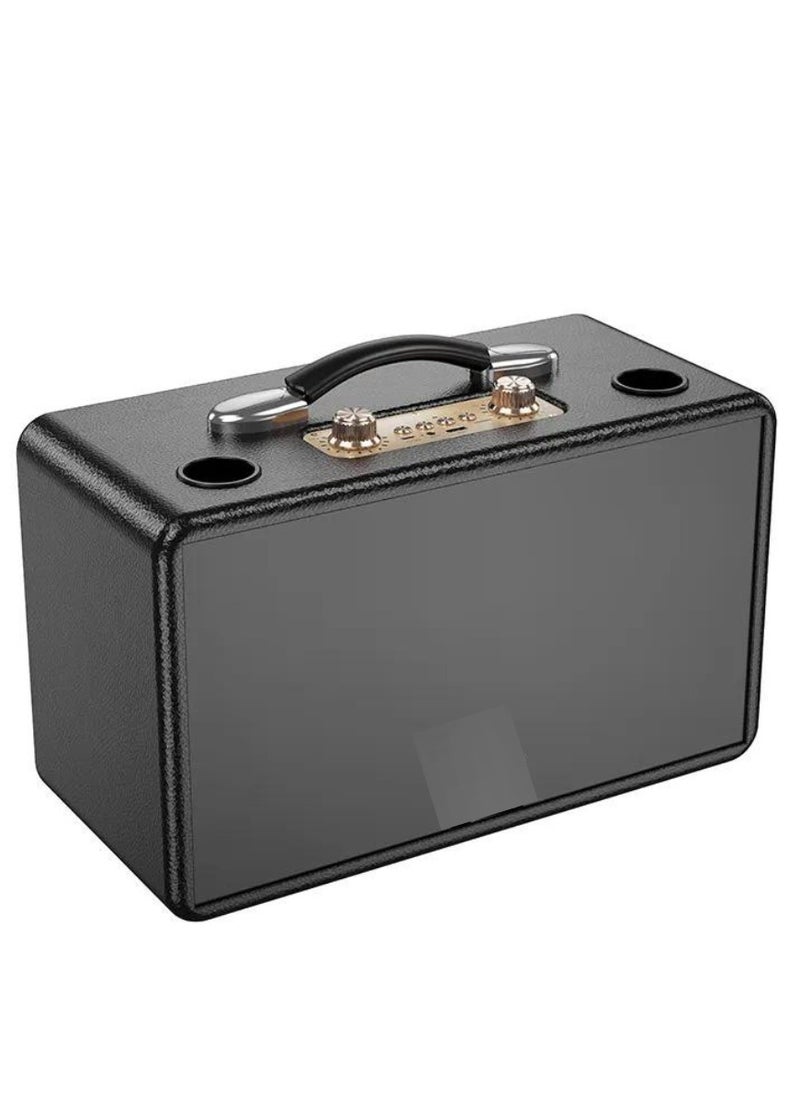 ELTRAZONE - Portable Bluetooth Speaker with Dual 15W Full-Range Drivers, 5W Tweeter & 60W Peak Output | Dual Wireless Microphones | RGB Strobe Lights | 2×3000mAh Battery | USB-C Fast Charging | 6H Music / 8H Mic Playtime | TF/USB/AUX Input | Reverb & Echo Control | Party Karaoke Speaker - Image 1