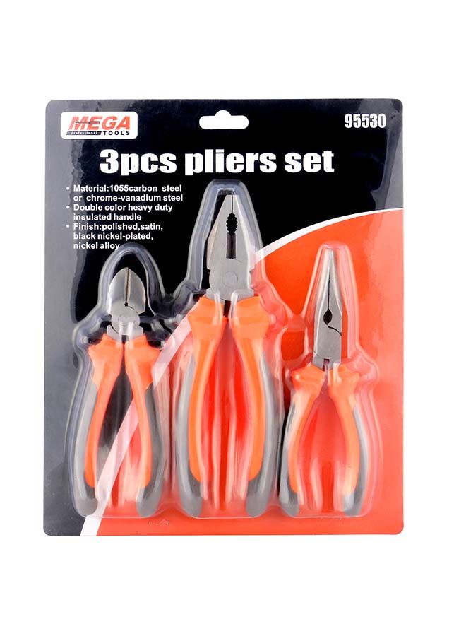 NIBEMINENT 3-Piece Plier Set 95530 Multicolour - Image 1