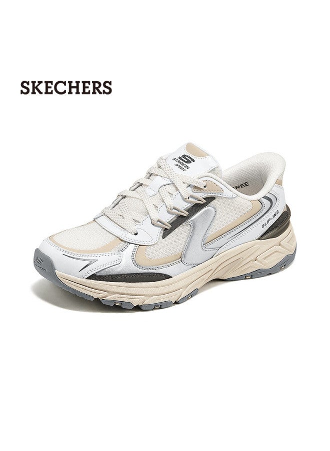 Skechers Women's D'lites Silver Wings Flashing Shoes Autumn Retro Running Shoes Dad Shoes Casual Sports Shoes Slip-on 150711 - Image 2