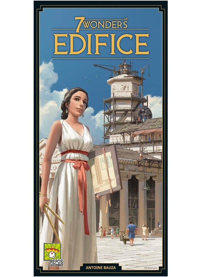 Repos Production - Repos | 7 Wonders 2Nd Edition: Edifice Expansion | Board Game | Ages 10+ | 3-7 Players | 30 Minutes Playing Time - Image 1