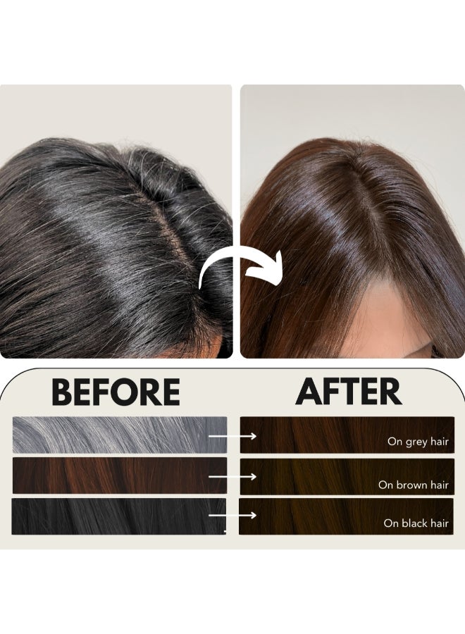 Paradyes Mini Natural Brown Timeless Hair Tint, Permanent Crème Hair Color for Hair, Complete Grey Coverage, Formula Free from PPD, Ammonia, & Resorcinol, 4.0 Natural Brown, 60 GRAM - Image 5