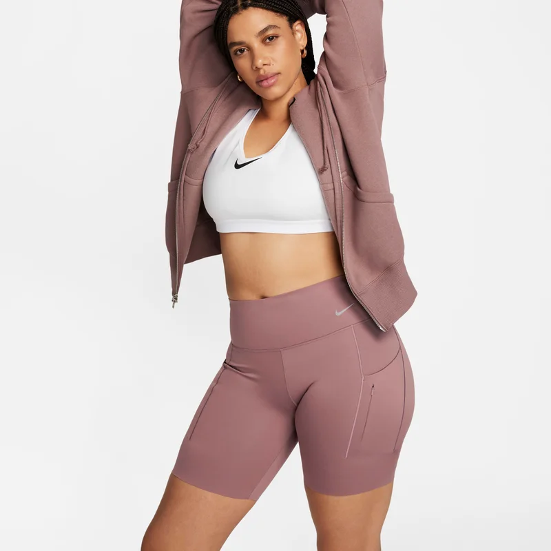 Nike Women's Go Firm-Support Mid-Rise Biker Shorts