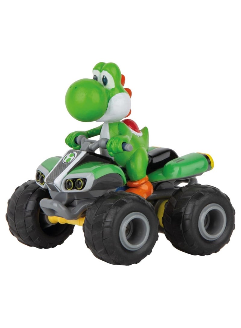 Carrera RC I 2.4GHz Mario Kart Yoshi Quad 1:40 I Remote Controlled Quad I Officially Licensed I Authentic Design I For Nintendo Fans I Fast Action I Offroad Fun  - Image 2