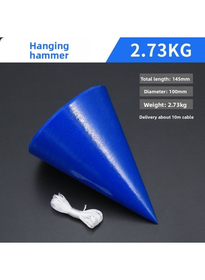 Solid Hanging Wire Drop Line Tuo Line Hanging Wire Hammer Line Plumb Hammer Construction Site Vertical Special Woodworking Plate Drop Line Plumb Hammer 