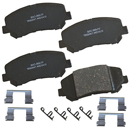 Bendix Premium SBC1640AK1 Ceramic Front Brake Pads for Jeep Cherokee 2018-2014 - Image 1