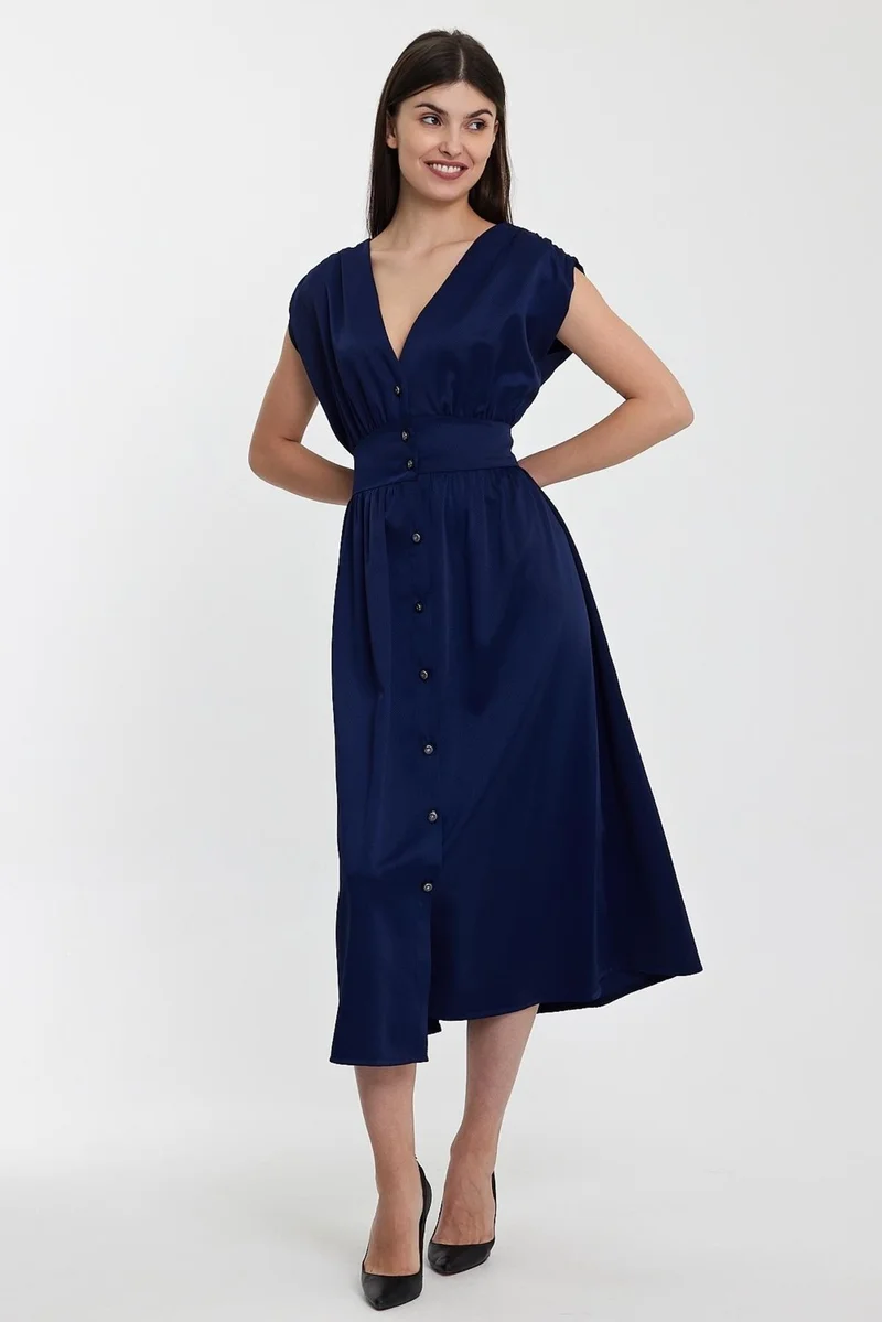 الكسندر جاردي Belted Midi Dress