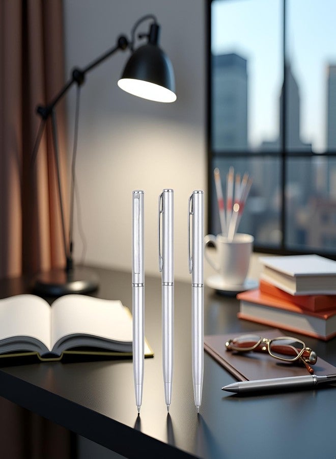 Jowxsx 3Pcs Small Ballpoint Pen, Mini Pens Bulk, Small Retractable Ballpoint, Writing Pen Short Pens, Smooth Writing Rollerball Pens for Pocket Notebook School Office,Tiny Pen Ink Ballpoint Pens and Refills - Image 4