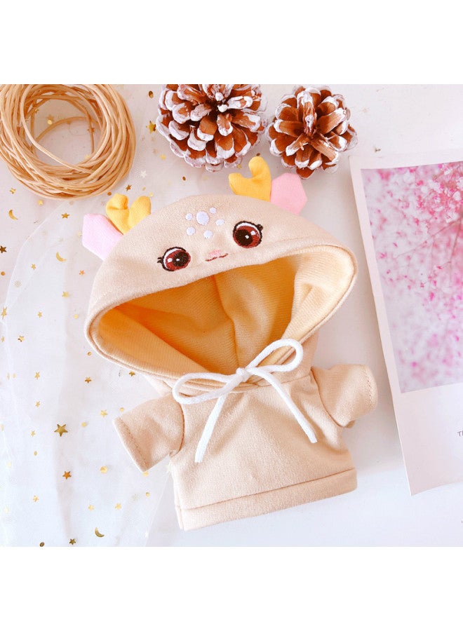 Spot Wool Lion Suspenders Cute Sweater 20cm Suit 20cm Doll Star Doll Doll Change Outfit-Specifications:20cm-Color:Stretch Hoodie Hoodie - Image 1