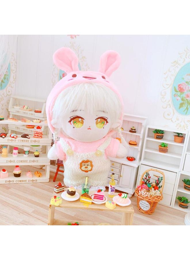 Spot Wool Lion Suspenders Cute Sweater 20cm Suit 20cm Doll Star Doll Doll Change Outfit-Specifications:20cm-Color:Stretch Hoodie Hoodie - Image 4