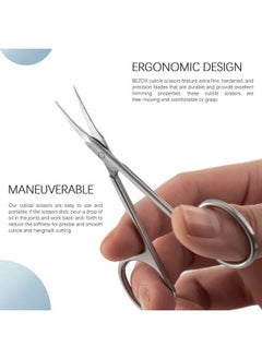 BEZOX Extra Fine Curved Cuticle Scissors Super Thin Scissors For Cutical Care Only Professional Manicure Small Scissors Stainless Steel Cuticle Cutter 1 Pcs  - Image 5