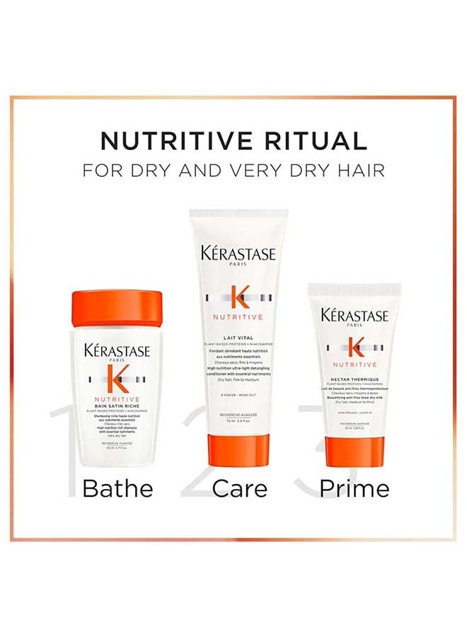 KERASTASE كيراتيه طقوس العناية بالشعر المرطب للشعر الجاف - مجموعة الأساسيات - Image 3