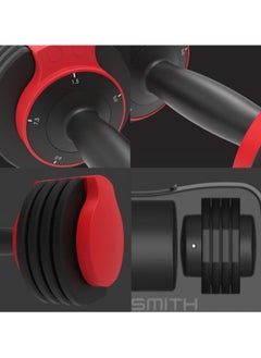 KINGSMITH Adjustable Dumbbells Db15A, 5 Weight Plates, Up To 7.5Kg, Comfortable, Non-Slip Handle, Safe Lock, Metal Material, Durable, Sturdy, High Density Nylon Tray, Compact Size, Portable, Home Gym, Weightlifting, Household, Indoor, Workout  - Image 2
