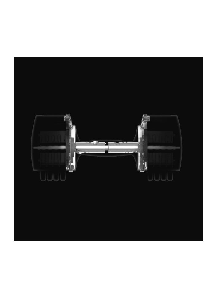 KINGSMITH - Adjustable Dumbbells Db15A, 5 Weight Plates, Up To 7.5Kg, Comfortable, Non-Slip Handle, Safe Lock, Metal Material, Durable, Sturdy, High Density Nylon Tray, Compact Size, Portable, Home Gym, Weightlifting, Household, Indoor, Workout - Image 1