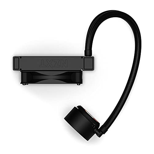 NZXT Kraken 120 - RL-KR120-B1 - AIO RGB CPU Liquid Cooler - Quiet and Effective - Quiet Operation - Ring RGB LED - AER P 120mm Radiator Fan (Included), Black - Image 2