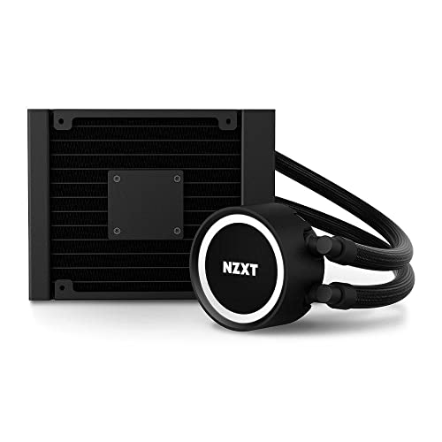 NZXT Kraken 120 - RL-KR120-B1 - AIO RGB CPU Liquid Cooler - Quiet and Effective - Quiet Operation - Ring RGB LED - AER P 120mm Radiator Fan (Included), Black - Image 3