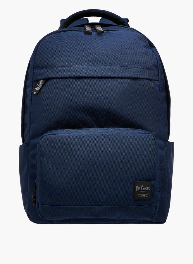 لي كوبر Boys Textured Backpack with Adjustable Straps and Zip Closure - 34x47x21 cm