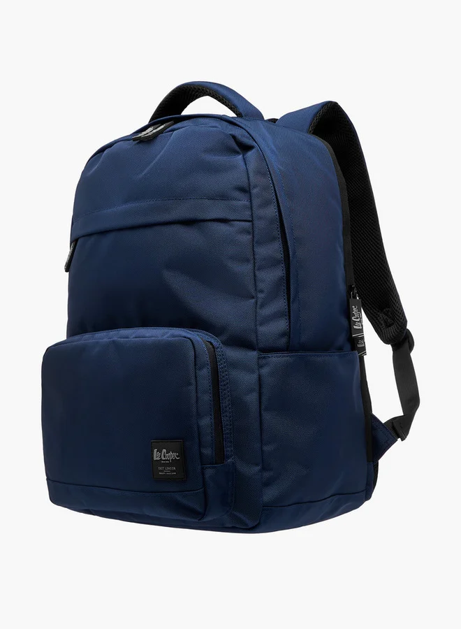 لي كوبر Boys Textured Backpack with Adjustable Straps and Zip Closure - 34x47x21 cm