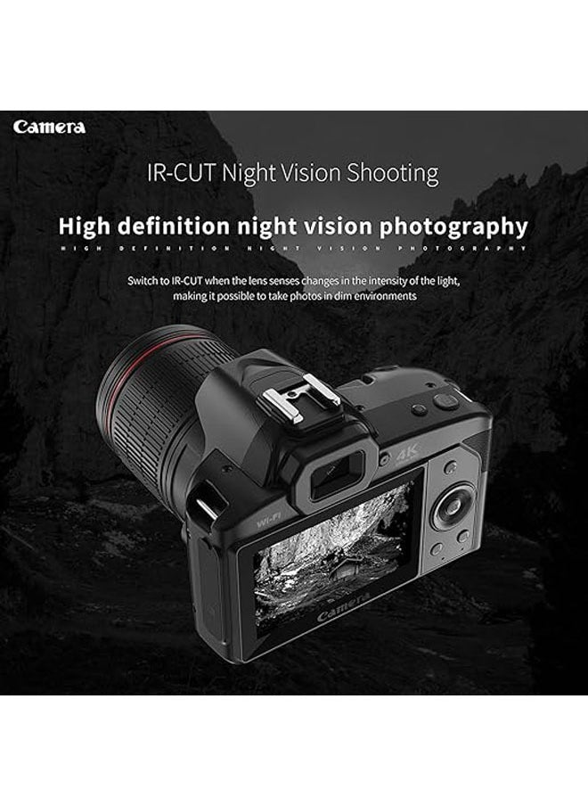 Digital Photography Camera 4K WiFi Webcam Retro Vlog Recorder 64MP Camcorder Camera Zoom Blog Camera - pzsku/ZD1E9E93BC9C705FCBC91Z/45/_/1731401296/63fe6738-4b48-4aac-8657-acc05cc70674