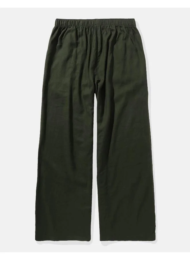 American Eagle AE Linen-Blend Pull-On Pant