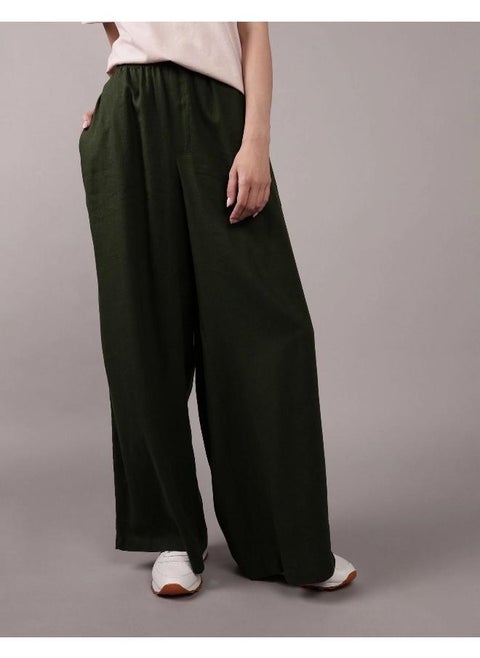AE Linen-Blend Pull-On Pant