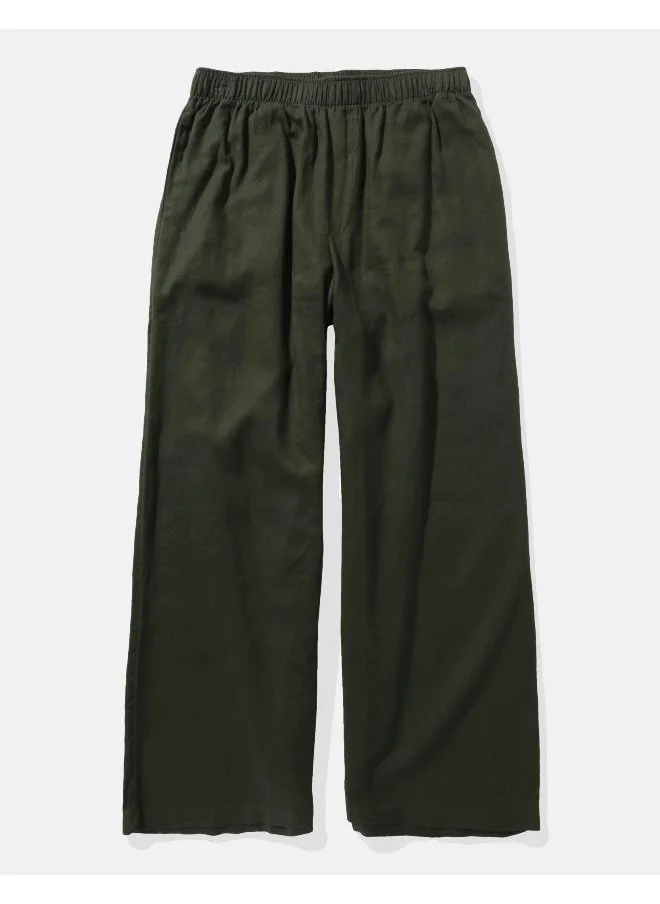 American Eagle AE Linen-Blend Pull-On Pant