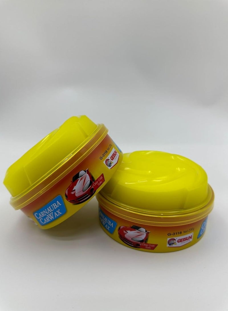 SHEZA STAR Car Wax, Yellow Colour, Set of 1