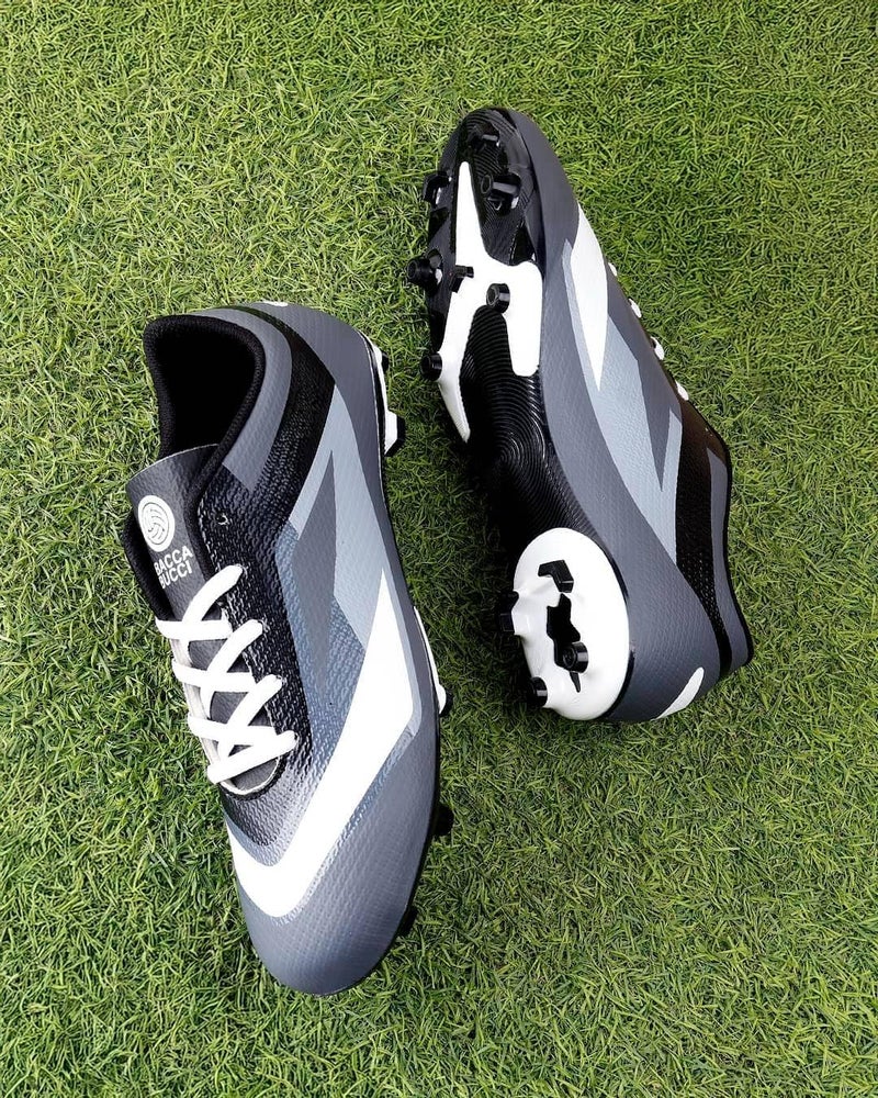 Bacca Bucci “Strike X” Firm Ground Football Shoes | Lightweight Soccer Cleats with High-Traction Studs Graphite Strike UK 7 - Image 5