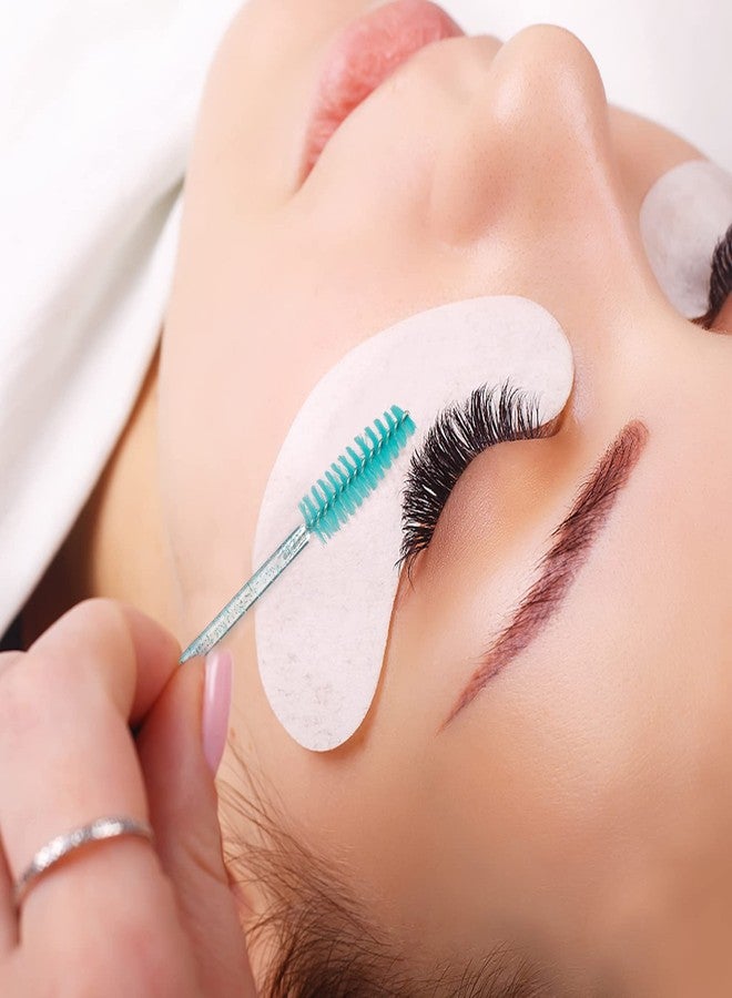 G2PLUS 100PCS Eyelash Brush, Ajustable Disposable Mascara Wands, Crystal Lash Spoolie, Eyebrow Spoolie Brush with Container for Makeup, Eyelash Extensions (Blue) - Image 5