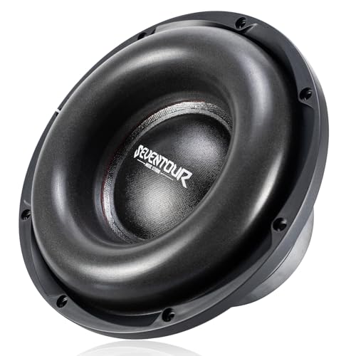 Seventour 8 inch 700 Watt Max Power Car Audio Dual 4 Ohm Car Subwoofer Sub (8" - Dual 4 Ohm) - Image 1