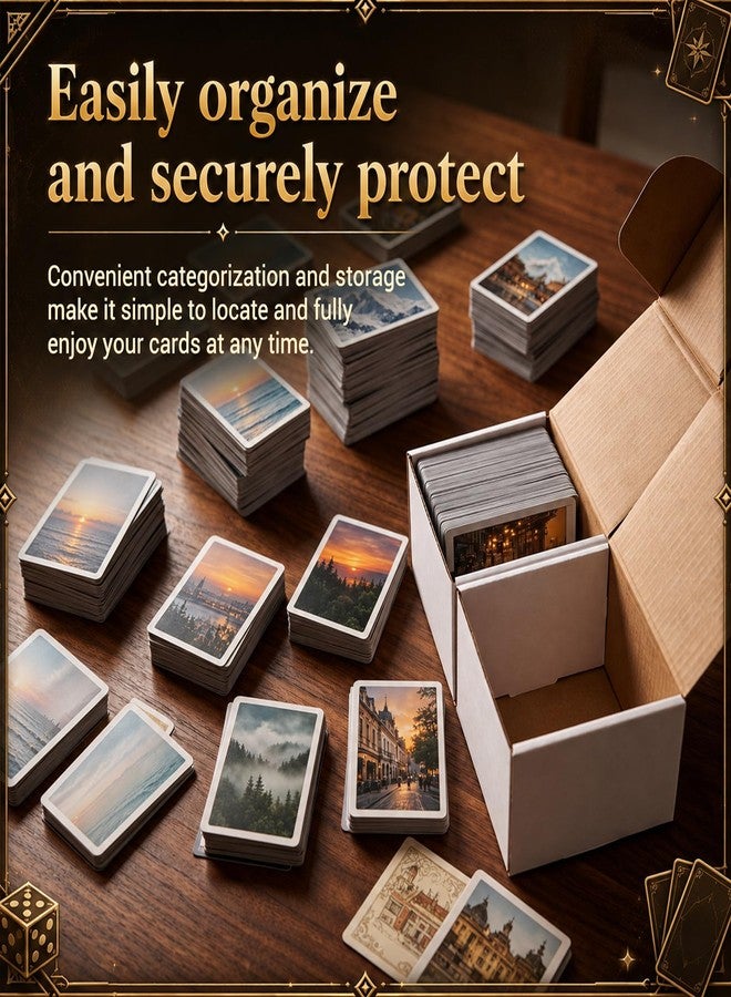 Yexiya 20 Pcs 200 Count Trading Card Storage Box, 4.5 x 4.13 x 3 Inches - Image 5