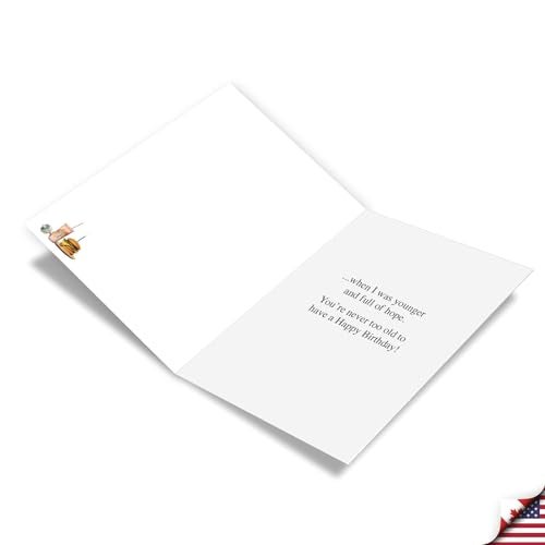 NobleWorks, Funny Birthday Greeting Card with 5 x 7 Inch Envelope (1 Card) Bday Five Hours Ago C10831BDG - Image 2