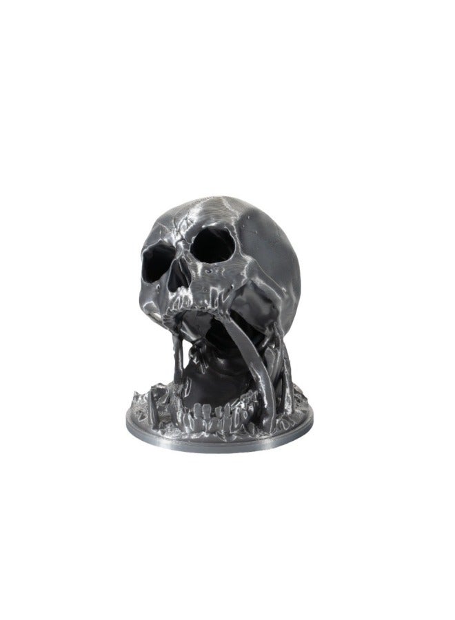 Loquat Popular  3D Printing Dice Tower Skull Dragon And Dungeons Board Game Toy Party Throwing-Color:Black Dice Suit (including Dice) - Image 5