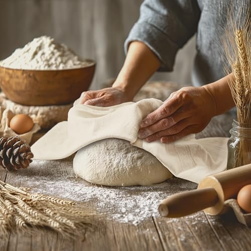 Utopia Kitchen Natural Flour Sack Towels [12 Pack - 28 x 28 Inch] 100% Cotton Tea Towels for Cleaning & Drying - Highly Absorbent Kitchen Dish Cloth - Image 3