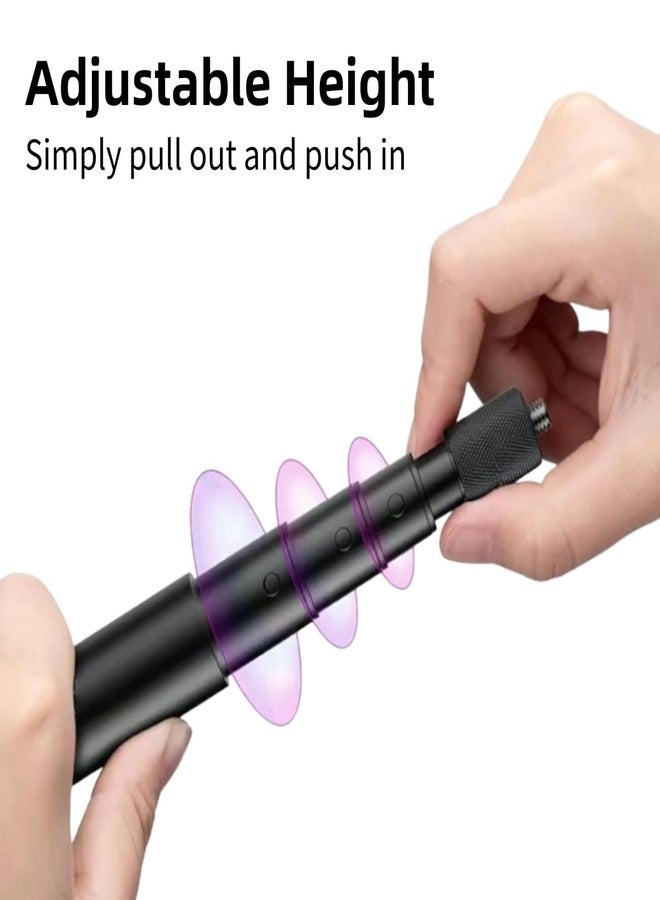 YKI Golf Monopod Selfie Stick with Ground Spike Stake, 52" Adjustable Golf Selfie Stick Swing Analyzer Holder, Magnetic Golf Phone Holder for Recording Swing, Portable Mag Safe Golf Phone Stand - Image 4