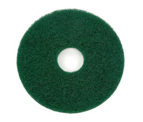 Oreck Commercial 437.056 Cleaning Orbiter Pad, 12" Diameter, For 550MC Orbiter Floor Machine, Green - Image 1