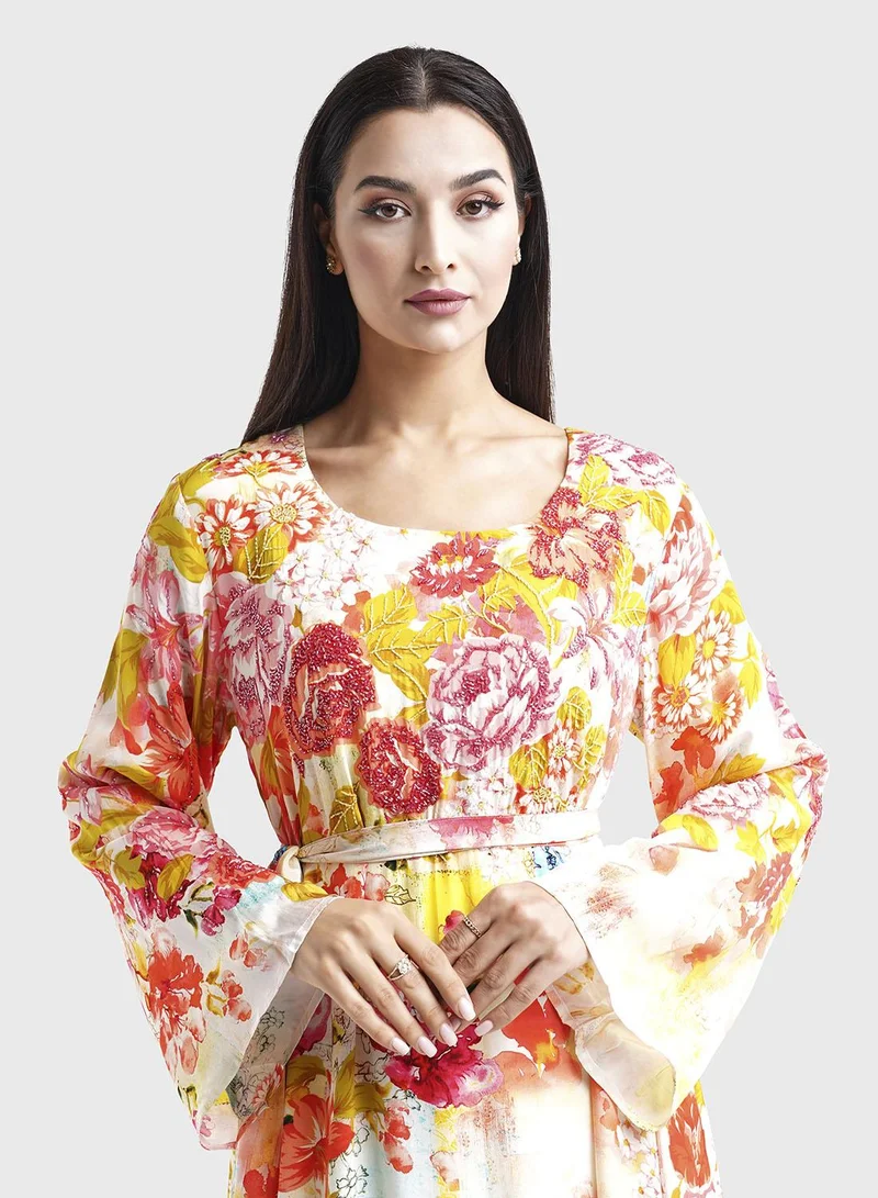 KASHKHA Floral Print Dress (VDU816)