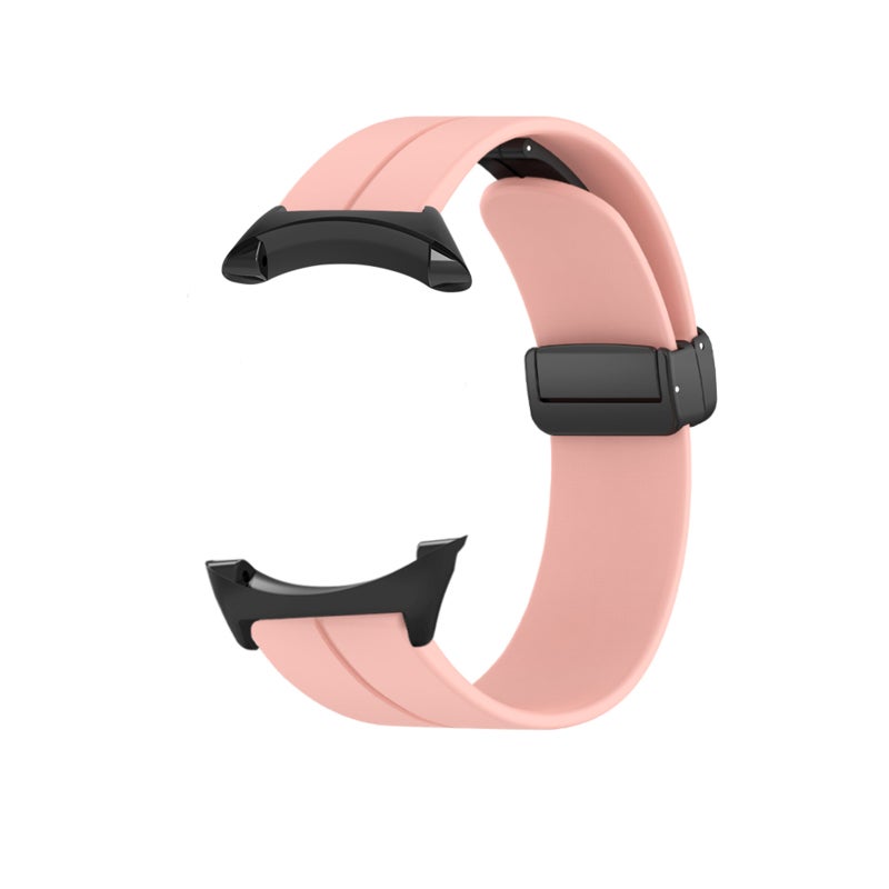 Pink Adjustable Watch Band High Quality Durable Material - Vibrant Colors Personalized Look for Smartwatch - Image 4