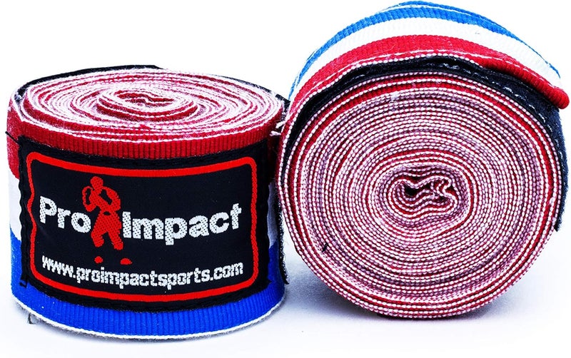 Pro Impact 180 Inch Mexican Style Boxing Hand Wraps – Stretchable Wrist & Knuckle Support for MMA, Muay Thai, Kickboxing, Heavy Bag & Combat Training – Men & Women - Image 4