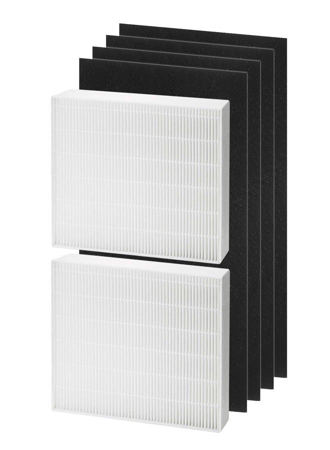 isinlive HPA200 HEPA Filter Replacement Compatible with Honeywell HPA200 HRF-ARVP200 Series Air Purifier HPA200, HPA201, HA202, HPA204, HPA250, HPA5200, 2 HEPA R and 4 Precut Carbon Pre-Filters A - Image 1