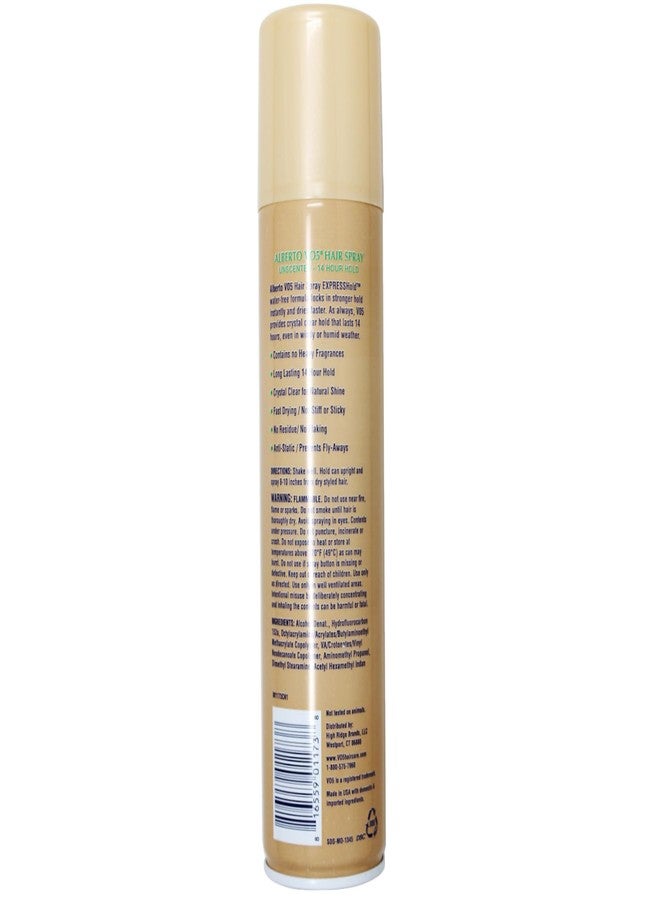 Alberto VO5 Vo5 Hs Aero Unscented H-T Size 8.5z Vo5 Hairspray Unscented Aerosal H-T-H 8.5oz - Image 4