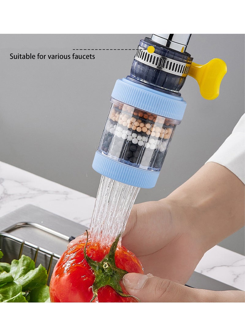 Generic - 1 Pcs With Maifanshi Faucet Water Filter 6 Layer Cartridge Activated Carbon Filters Suitable for Circular Faucets with A Diameter of 15mm-32mm - Image 1