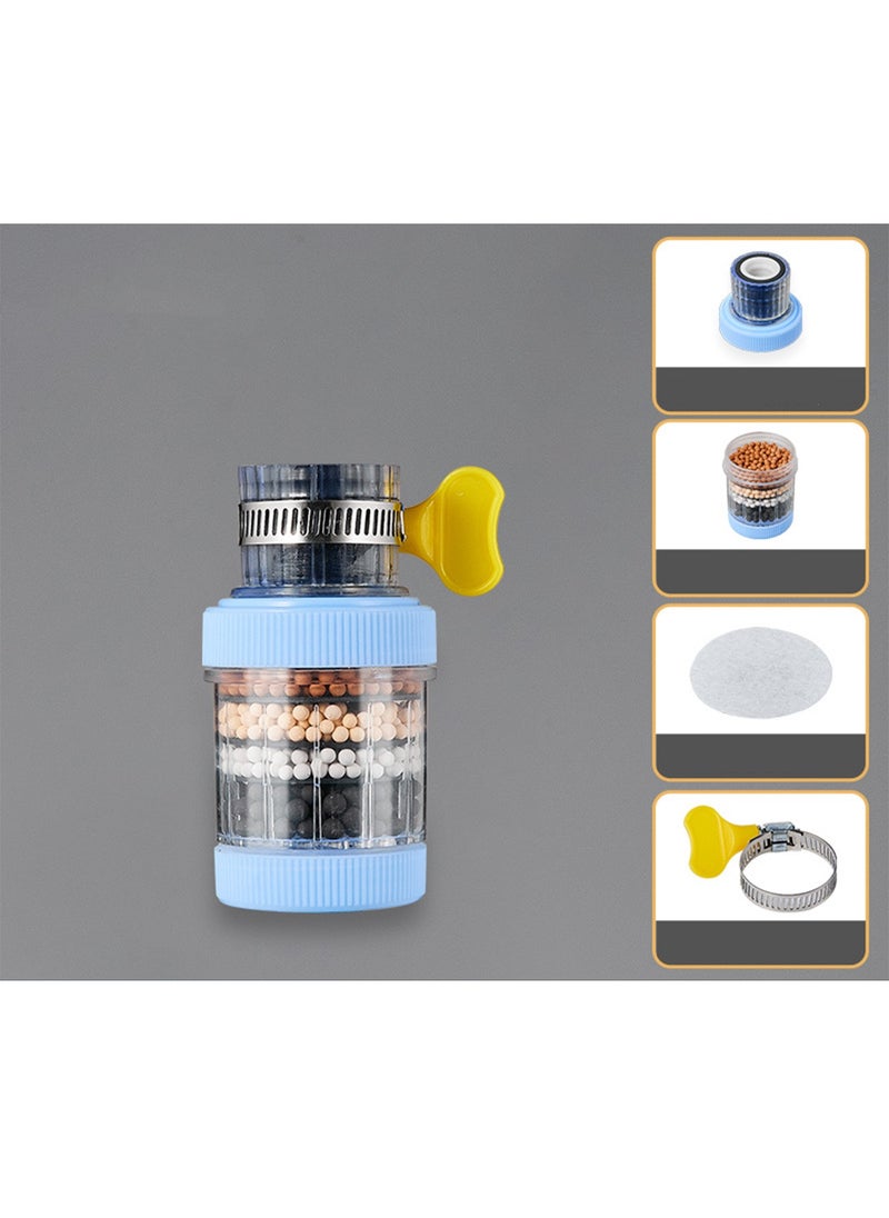Generic - 1 Pcs With Maifanshi Faucet Water Filter 6 Layer Cartridge Activated Carbon Filters Suitable for Circular Faucets with A Diameter of 15mm-32mm - Image 1