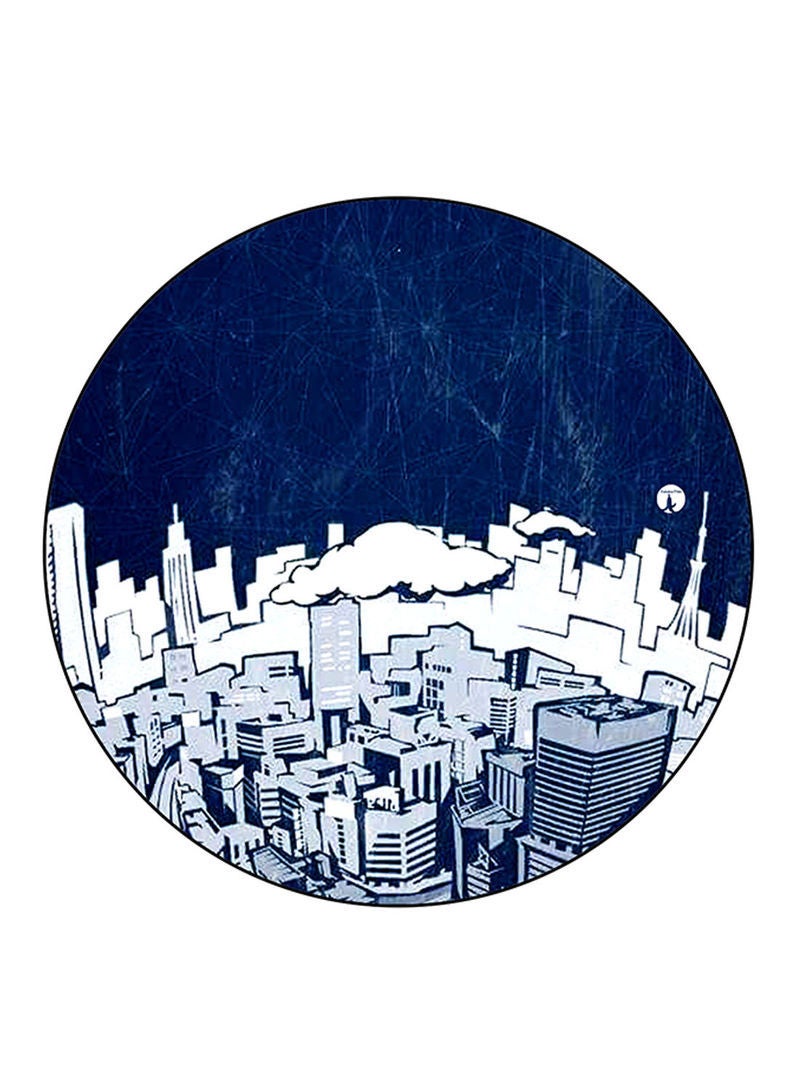 City Printed Mouse Pad  Multicolour