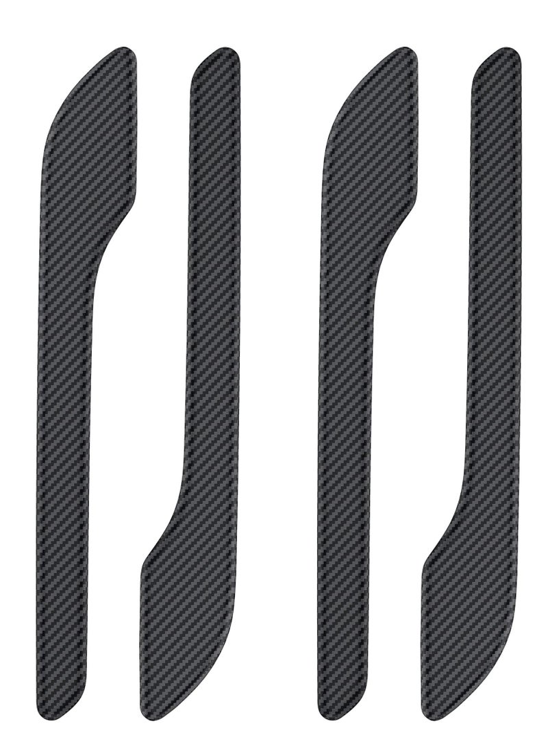 SYOSI Carbon Fiber Door Handle Protector for Tesla Model 3 / Y, Door Handle Stickers, Door Handle Anti Scratch Accessories, Retrofit Decor Accessories - Image 1