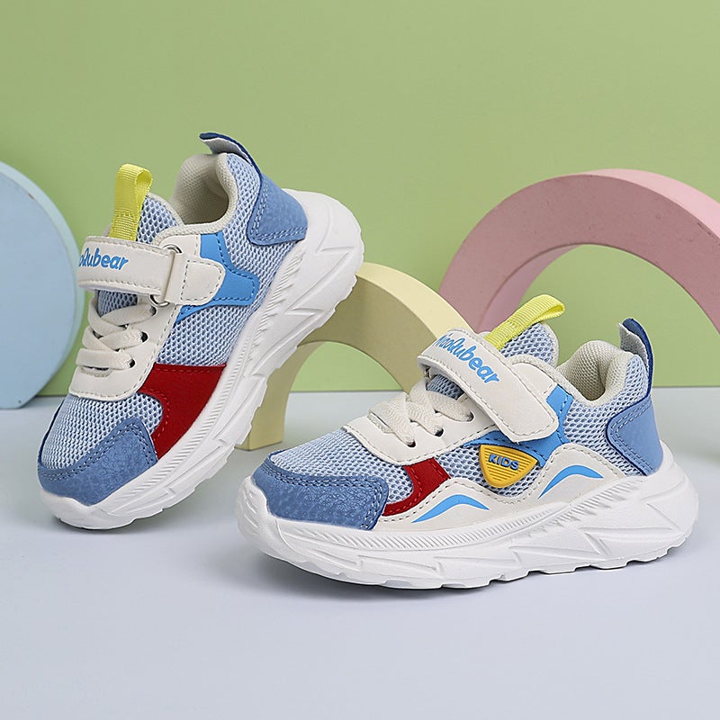 Children'S Sneaker Boys' Shoes Mesh Breathable Children'S Fit Shoes Lightweight Non-Slip Baby Shoes Girls' Running Shoes - Image 1