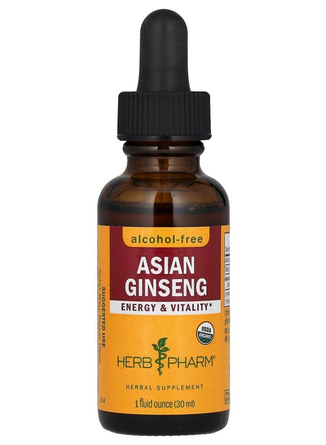Asian Ginseng Alcohol-Free 1 fl oz (30 ml)